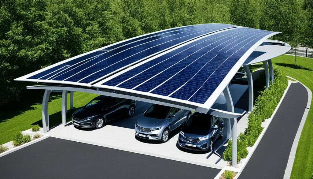 Solarmodule für Carport