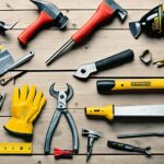 Perfekte Ausrüstung für Heimwerker. Unverzichtbare Werkzeuge für Haus und Garten